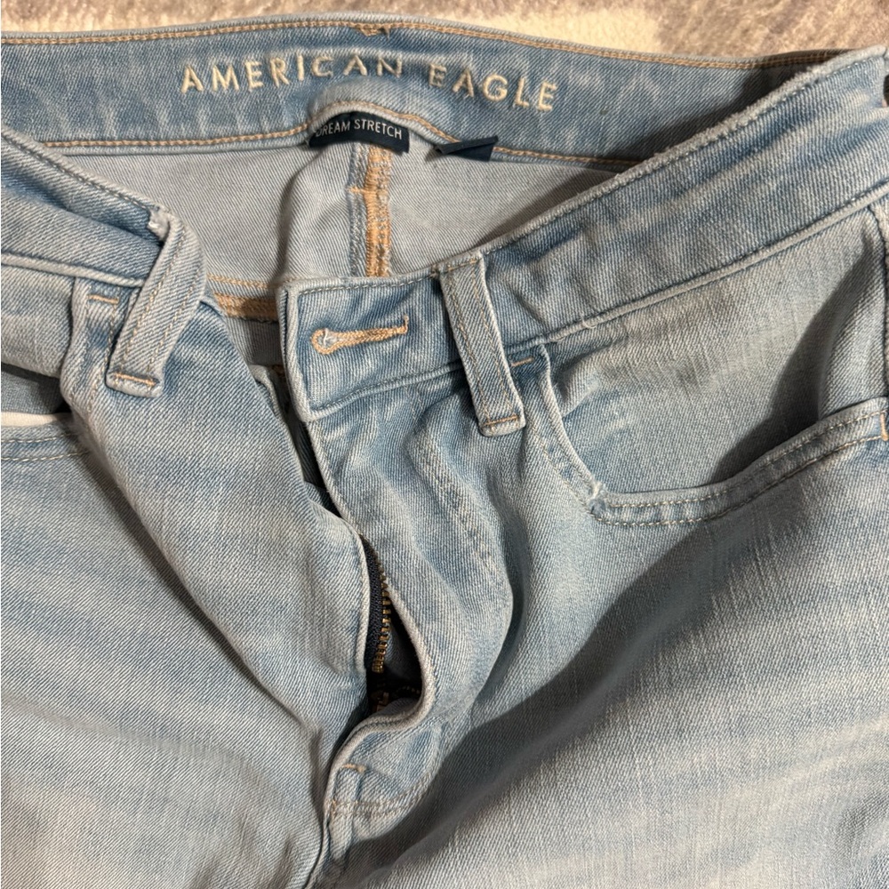 American Eagle Light Denim skinny jeans